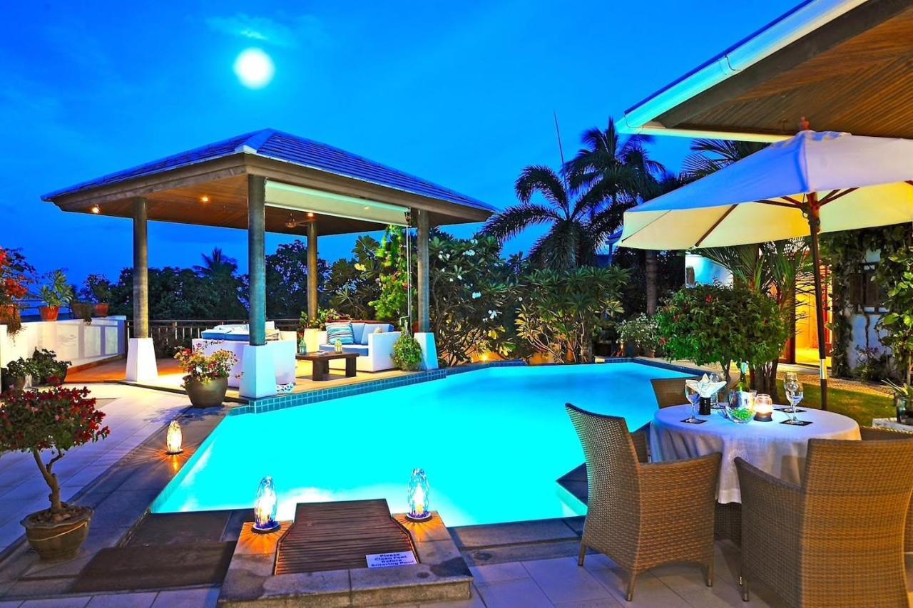 Samui Blu, Villa With Private Pool Choeng Mon Екстериор снимка